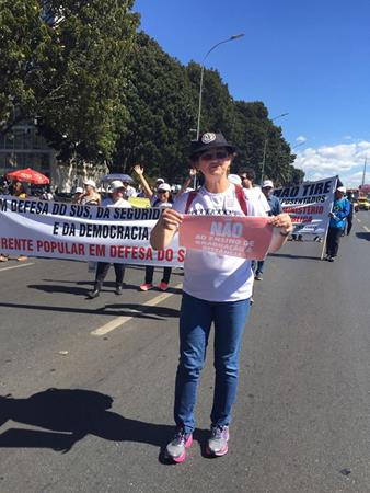 ABEn DF participa da Segunda Marcha em Defesa da Saúde